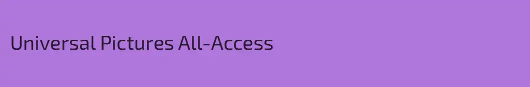 Universal Pictures All-Access